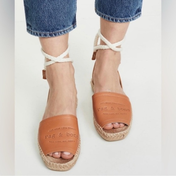 NEW Rag and bone estelle espadrilles 37.5 - Picture 1 of 13